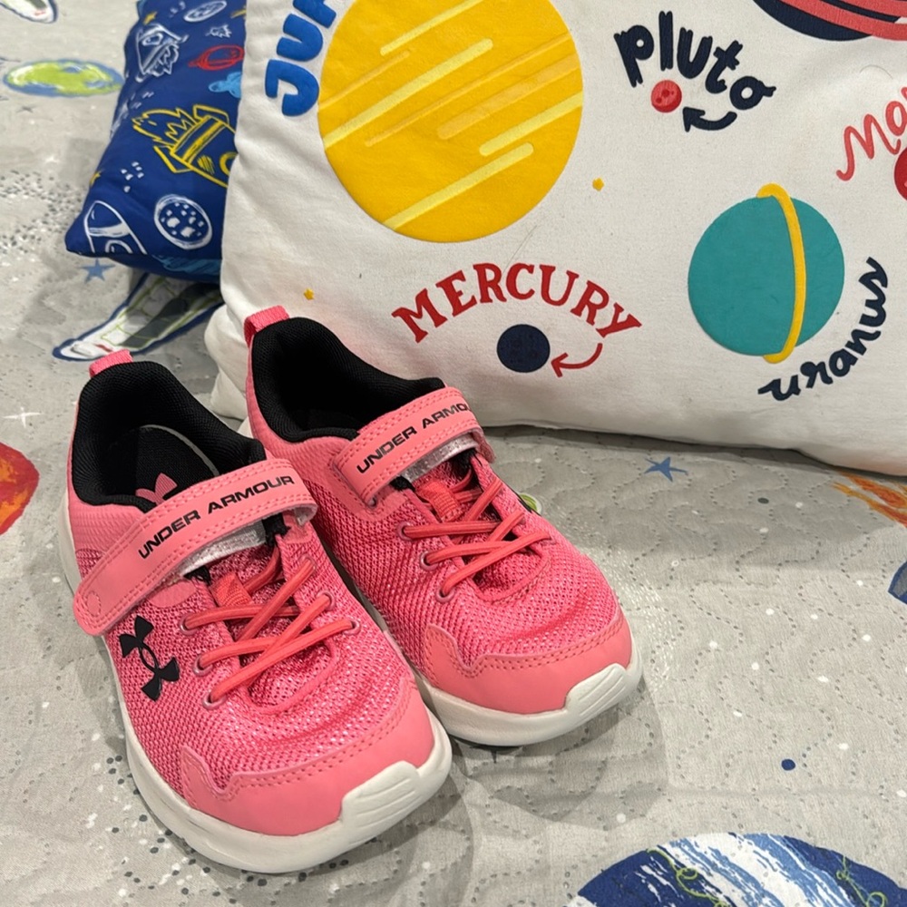 Little Girls UA Tennis Shoes